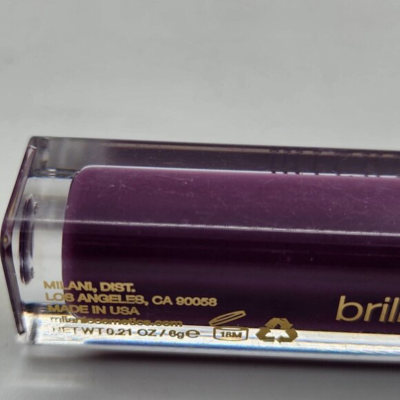 Milani Brilliant Shine Lip Gloss in 05 Berry Tempting 0.21oz/6g Made in USA - Picture 5 of 9
